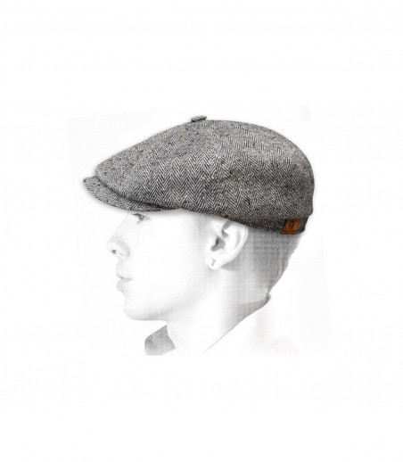 Beret gavroche soie noir Beret gavroche soie noir